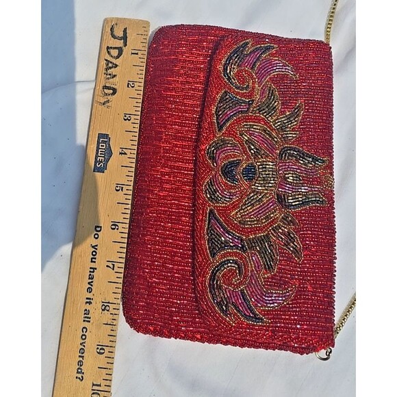 !! La Regale LTD Vintage Women's Handbag Cross Body Purse 8.5" x 5.5" - Picture 4 of 10